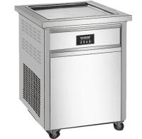China Gelado comercial da fritada do rolo do estilo de Tailândia da bandeja do quadrado do congelador de refrigerador de Full Auto à venda