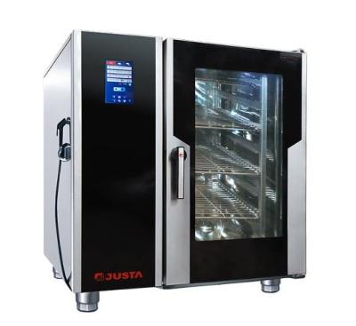 Chine Four électrique occidental 10-Tray GN 1/1 de vapeur de la cuisine 18KW Combi de JUSTA WR-10-11 à vendre