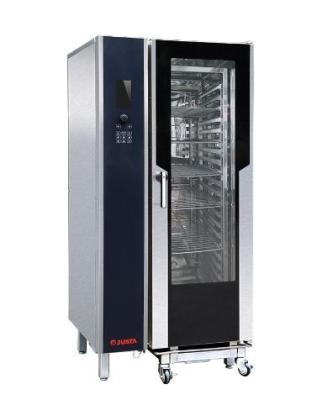 China Sistema de control informático eléctrico del vapor de los hornos 20-Tray 40-Pan Combi de la hornada de JUSTA en venta