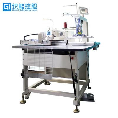 China Programmable Intelligent Land Clothing Machines Full Automatic Gi Folded Pouch Facing Sewing Machine for sale