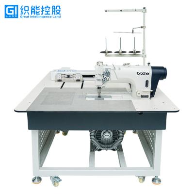 China Programmable Double Needle Formwork Gauge NC Industrial High Productivity Brother Land Gi Sewing Machines for sale