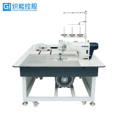 China NC Automatic Double Needle Programmable Gauge Brother Land GI Sewing Machines with Industrial Prices for sale