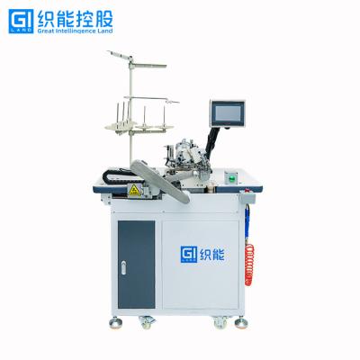 China Automatic Edger GI Land Ribbed Cuffs Tying Industrial Sewing Machine for sale