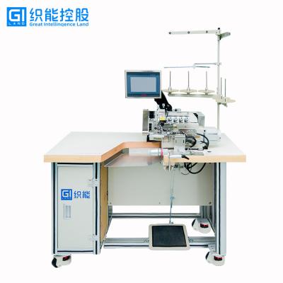 China GI Earth Automatic T-shirt Collar Sewing Machine Clever Circular Collar Edger Tying Machine for sale