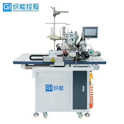 China Edge Trimmer GI LAND Industrial High Efficiency Chainstitch Sewing Machine Fully Automatic T-shirt Bottom Hemming Sewing Machine for sale