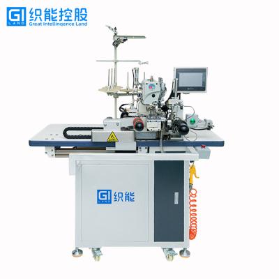 China Edge Trimmers GI LAND Pegasus Industrial Automatic Tubular Bottom Hemming Chain Stitch Sewing Machine For T Shirt for sale