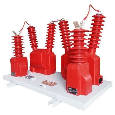 China Industrial Outdoor Three Phase Cast Iron Power Supplies 35KV High Voltage Dry Combination Transformer JLSZV-35 for sale