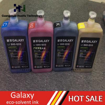 China 1000ml galaxy dx4 dx5 dx7 inkjet printhead eco solvent ink for Epson Mutoh Roland Mimaki Phaeton 1000ML printer for sale