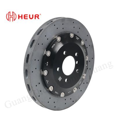 China HEUR Voor (aanpassen) 380mm Carbon Ceramic Disc Brake Voor Lamborghini Urus BMW Te koop