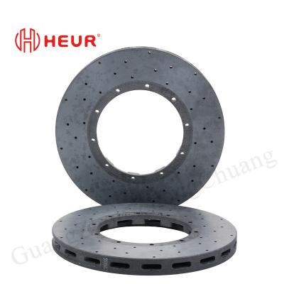 Cina HEUR Frontale Freno Ceramica Disco di Carbonio (Modifica) 390*75*34mm Per Toyota Lc200 in vendita