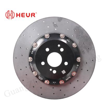 China Heur Brake Carbon Ceramic Disc For Merceds-Benz E63s W213 W205 W211 E55 Upgrade 380*34mm Front Set for sale