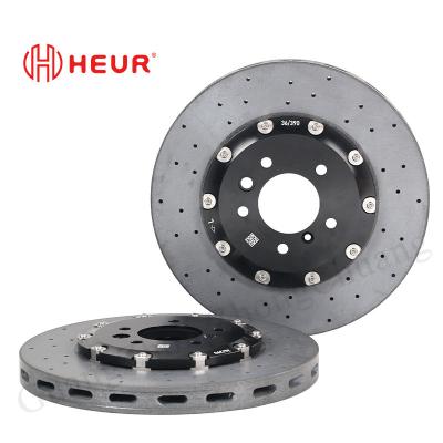 China Heur Brake Carbon Ceramic Disc Voor Audi G500 Glk Glc Cls Upgrade 390*36mm Front Set Te koop