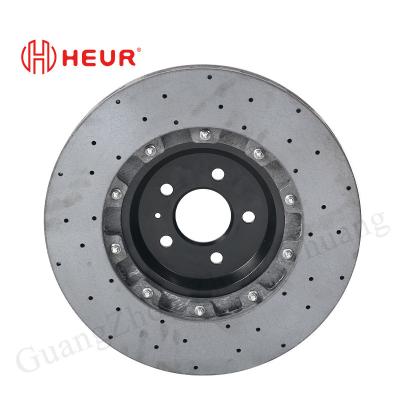 Cina Disco ceramico a carbonio per freno per Tesla Model S Model Y Model X Upgrade 380*34mm Front Set in vendita