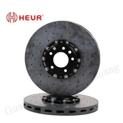 China HEUR Kit de freno delantero de reemplazo 420mm Disco de cerámica de carbono para AUDI RsQ8 en venta