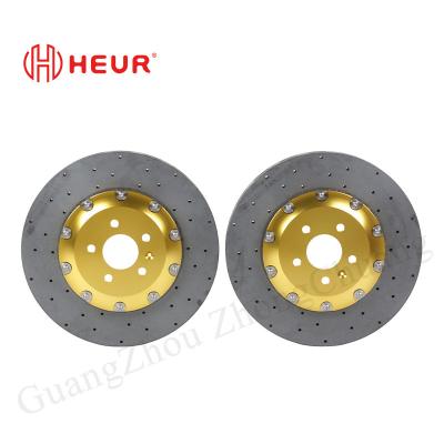 China Heur Brake Carbon Ceramic Disc For Honda Accord Elysion Upgrade 380*36mm Front Set for sale