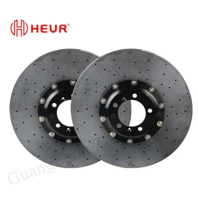 China Heur Brake Carbon Ceramic Disc For Audi Q7 Rsq8 Modification 440*40mm Front Set for sale