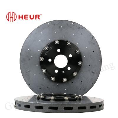 China Front Brake Kit Modification 420*40mm Carbon Ceramic Discs For Porsche 992 986 for sale