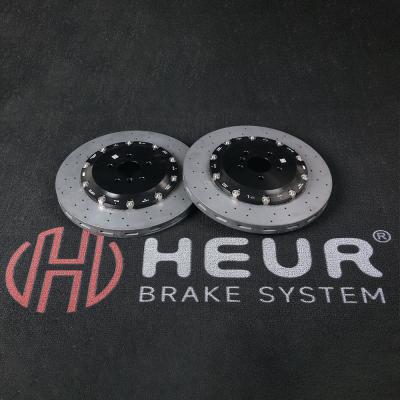 China Heur Brake Carbon Ceramic Disc Voor Mercedes Benz S63 W216 W217 Upgrade 410*32mm achterstel Te koop