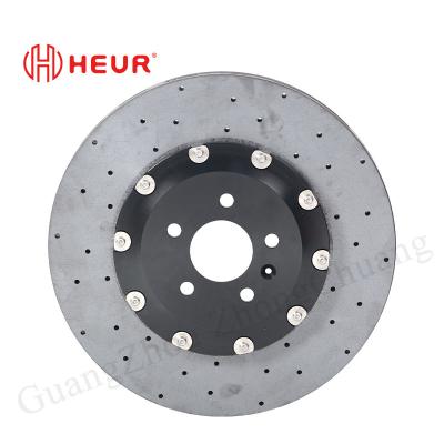 China Heur Brake Carbon Ceramic Brake Disc For Mercedes Benz BMW Audi Upgrade Size From 355MM-440MM for sale