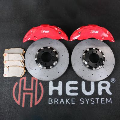 China HEUR Carbon Ceramic Brake Disc Upgrade F Set 420*40mm Voor AUDI Rs3 Rs7 A3 C7 S7 Te koop