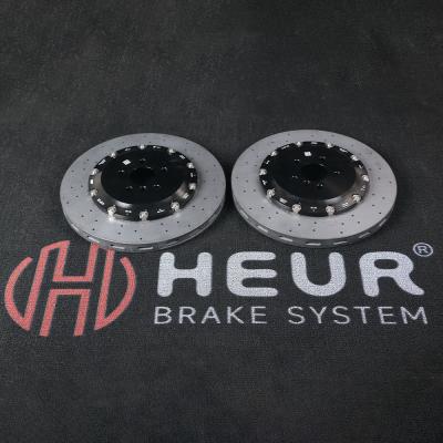 China Custom Carbon Ceramic Brakes For Porsche 911 Taycan 718 Upgrade 410*32mm Rear Set for sale