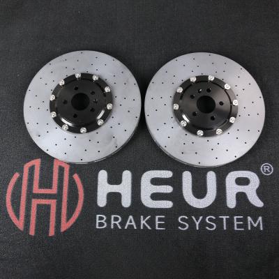 China Heur Brake Carbon Ceramic Disc Voor Audi Q5 Q6 Q7 Upgrade 440*40mm Front Set Te koop