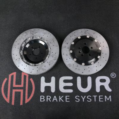 China HEUR Brake Front Carbon Ceramic Discs For Audi A4 B8 Q3 2016 Refit 405*34mm Rotor for sale