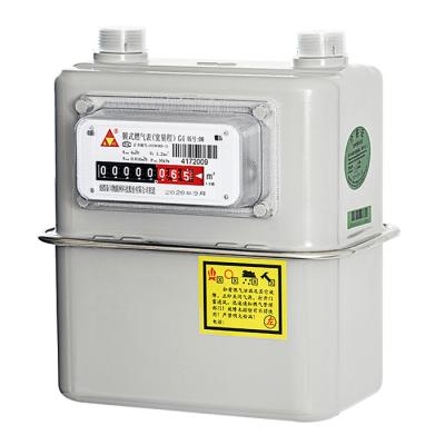 China Diaphragm g1.6 lpg home use gas meter gas meter reading for sale