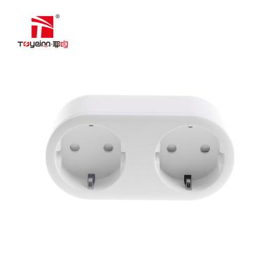 China TY-1936 Residential / Multipurpose Smart Plug With USB Port Europe Standard Mini Surge Ultimate Travel Charger for sale