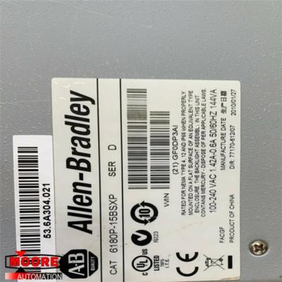 China 6180P-15BPXP 6180P15BPXP   Allen Bradley AB VersaView Plus series with 15 in for sale