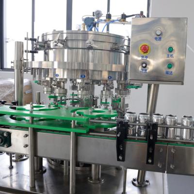 China Beverage 12 Points Automatic Aluminum CAN Cola Filling And Sealing Machinery for sale