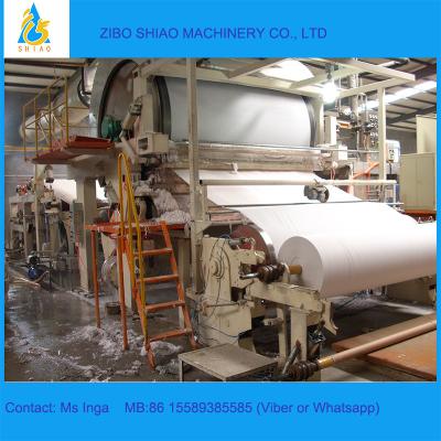 China Cylinder Paper Machine 2880/250 High Speed Tissue Paper Machine for sale