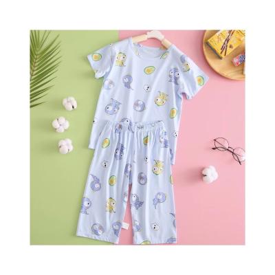 China Breathable Kids Pajamas Set Baby Clothing Sets Designer Cotton Pajamas Wholesale Kids Pajamas Sets for sale