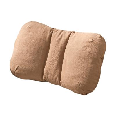 China Anti-Static Wholesale Low Back Canvas High Quality Low Back Car Office Waist Support Kids Latex Cotton Cotton Small Support Pillow for sale