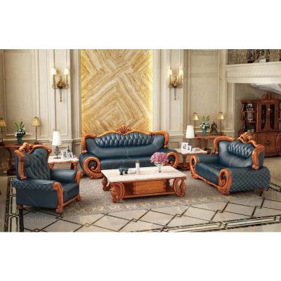 China Sofa other furniture design sofa set of ebony wood and Southeast Asian wood leather sectional for sale