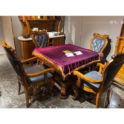 China Chinese ebony foldable furniture Southeast Asia wooden mahjong table household and commercial for sale