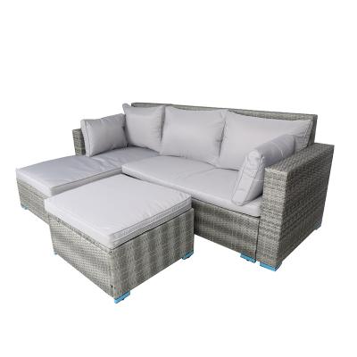 China Factory Outlet High Quality Modern Garden Furniture Rattan Outdoor Modern Patio Sofa Set for sale