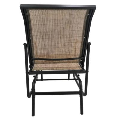 China Contemporary Outdoor Swing Garden Patio Glider Bench Steel Rocking Chair for sale