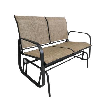 China Contemporary Rattan Swing Double Glider Style Double Chair For Two for sale