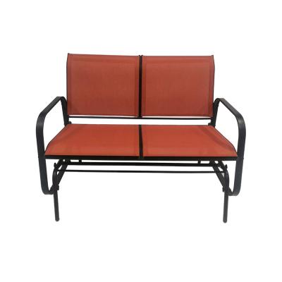 China Contemporary Hot Selling Modern Outdoor Wrought Iron Furniture Sofa Set Garden Furniture With Red Cushions for sale