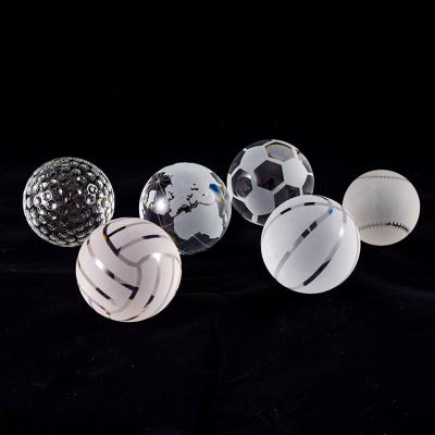 China Europe Best Design Factory Direct Sales Wholesale Clear Christmas Crystal Ball for sale