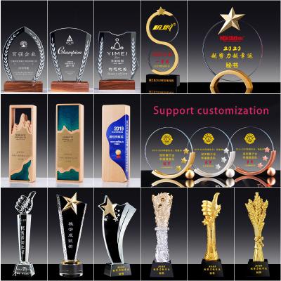 China Europe Best Porcelain Various Sizes Wholesale Custom Eco - Friendly Crystal Trophy Blank for sale