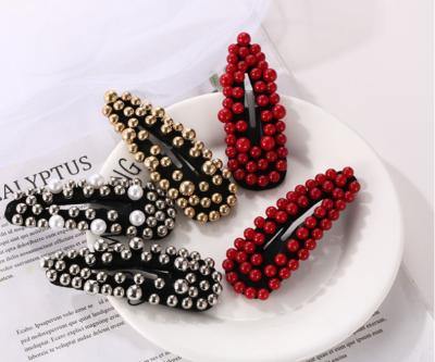 China BB Eco-friendly Handmade Hairpins Pearl Hair Clip Women Pearl Hair Clip Soft Korea Fashion Hair Accessories for sale