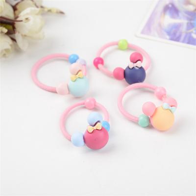 China A New Fashion Fashon 2021 Color Cartoon Bear Color Decorative Elastic Band for sale