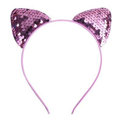 China Fashional 2021 New Lady's bowknot pretty headband sequined children's cute headband hot-selling children's headband for sale