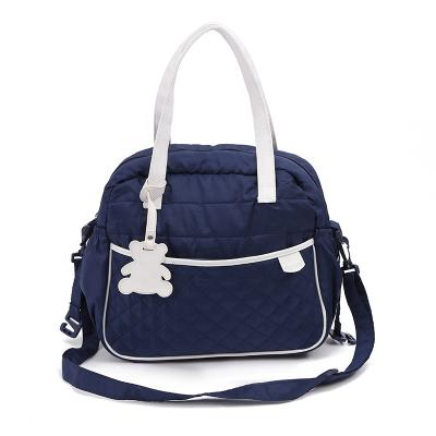 China New Fashion Mummy Backpack Polyester Bag Mother Backpack Dirt Tolerant Multifunctional Diaper Storage Bag for sale