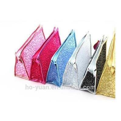 China Travel Zipper Plastic Clear Toiletry Bag Plastic Clear PVC Case Cosmetic Make Up Bag Custom Handbag for sale