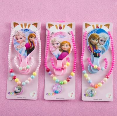 China Hot New Cartoon Children Cute Necklace Bracelet Colorful Toy Jewelry Set Jewelry Play Accessories Set for sale