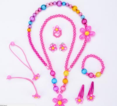 China New Cartoon Cute Imitation Pearl Bracelet Cute Children's Jewelry Necklace for sale