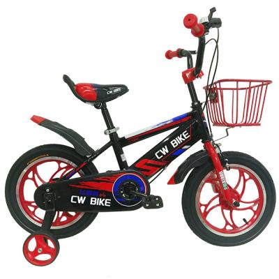 China Steel 12 14 16 18 Good Quality Cheap Kids Bike Kids Bicycle With Rainbow Spork Rim With Training Wheel Cheap Price Wholesale for sale